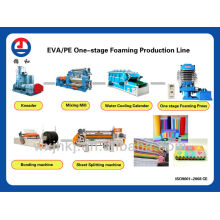 Linha de produção de espuma EVA/PE um estágio